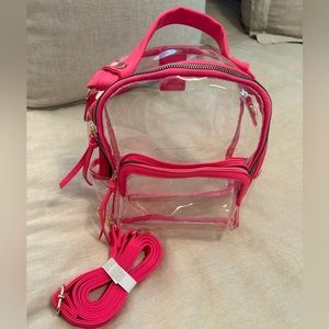 Clear Purse with detachable shoulder strap